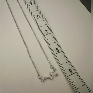 Taurus constellation necklace, synthetic stones